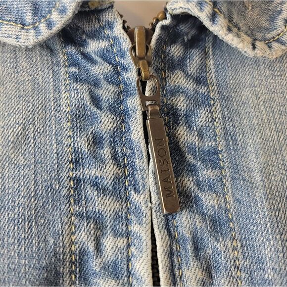 MAISON SCOTCH Distressed Denim Jacket - Picture 4 of 16
